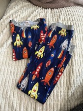 Kids Rocket-Print Navy Pajama Set - Brand: little Sleepies