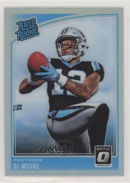 2018 Donruss Optic Rated Rookie Holo Prizm DJ Moore #166 Rookie RC 7zf