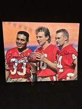 Tom Rathman & Roger Craig Signed San Francisco 49ers 8x10 Photo JSA COA SB Champ