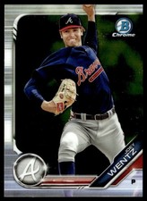 2019 Bowman Chrome Prospects Joey Wentz Atlanta Braves #BCP-57