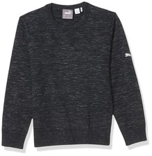Puma Crewneck Puma Black Heather Sweater Junior S