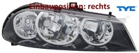 TYC 20-0743-05-2 Hauptscheinwerfer Rechts Scheinwerfer Frontscheinwerfer