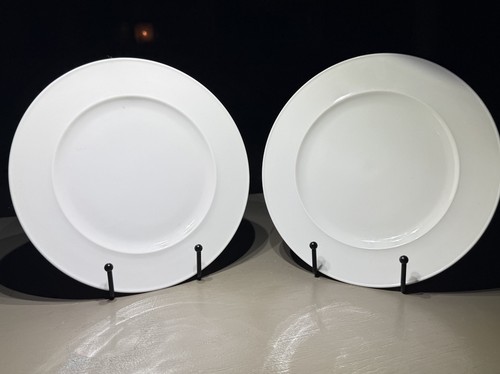 Set of 2 Rosenthal Variations Salad Plates White Porcelain Germany 7 7/8” EUC