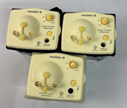 Lot of 3 Medela Pump In Style Breast Pumps 9V MOTORS ONLY