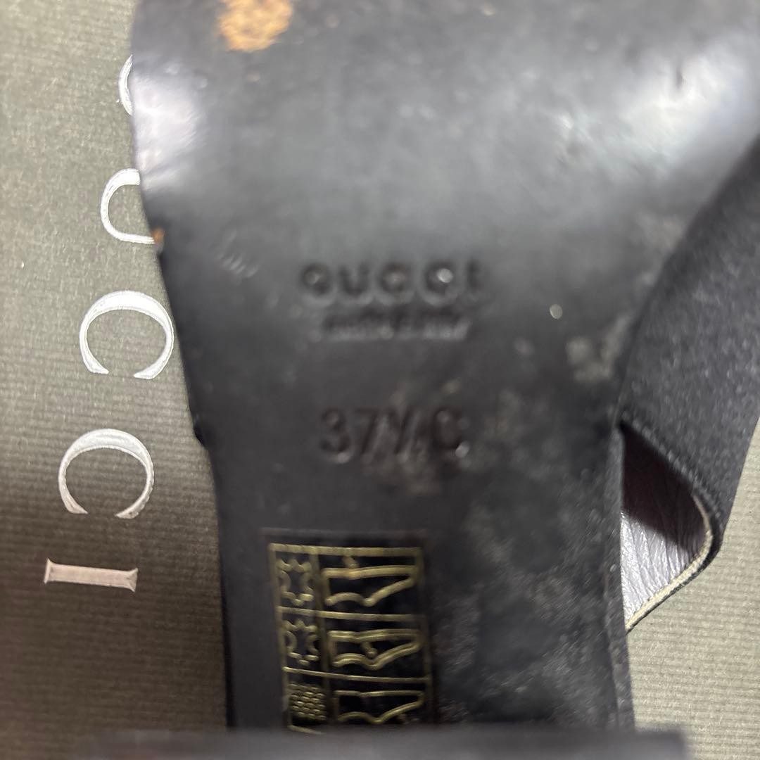 Gucci Pumps Shoes Metal Hardware Square Toe Size 37.5 US About7.5 For Women thumbnail 6