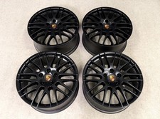 4 Factory Porsche 958 Cayenne Rs Spyder 20 Oem Wheels Black Rims 4 Factory Porsche 958 Cayenne Rs Spyder 20 Oem Wheels Black Rims