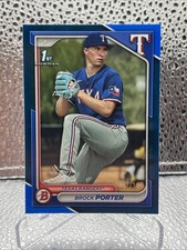 Brock Porter 2024 Bowman Prospects 1st Blue Border /150 #BP-36 Texas Rangers