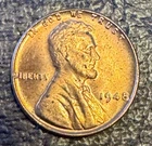 1948 P Lincoln Wheat Small Cent Uncirculated Red BU US Coin Uncertified