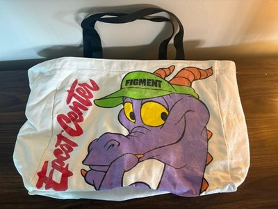 1982 Vintage Disney World Canvas Bag Figment Epcot Center Rare!