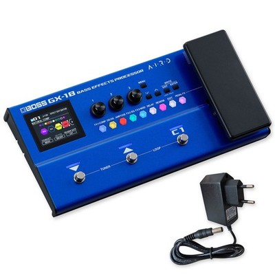 Boss GX-1B Effektgerät Multieffekt-Pedal für Bass mit keepdrum Netzteil