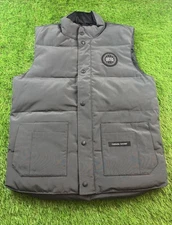 Canada Goose Freestyle Puffer Vest Men's Fusion L Grey 4154M Arctic Program Logo