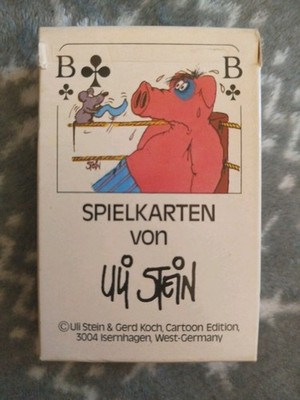 Uli Stein Spielkarten   Gerd Koch Cartoon Edition   Vintage Rarität   Wie neu