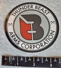 Thunder Beast Arms Corporation Vinyl Sticker Decal Shot Show