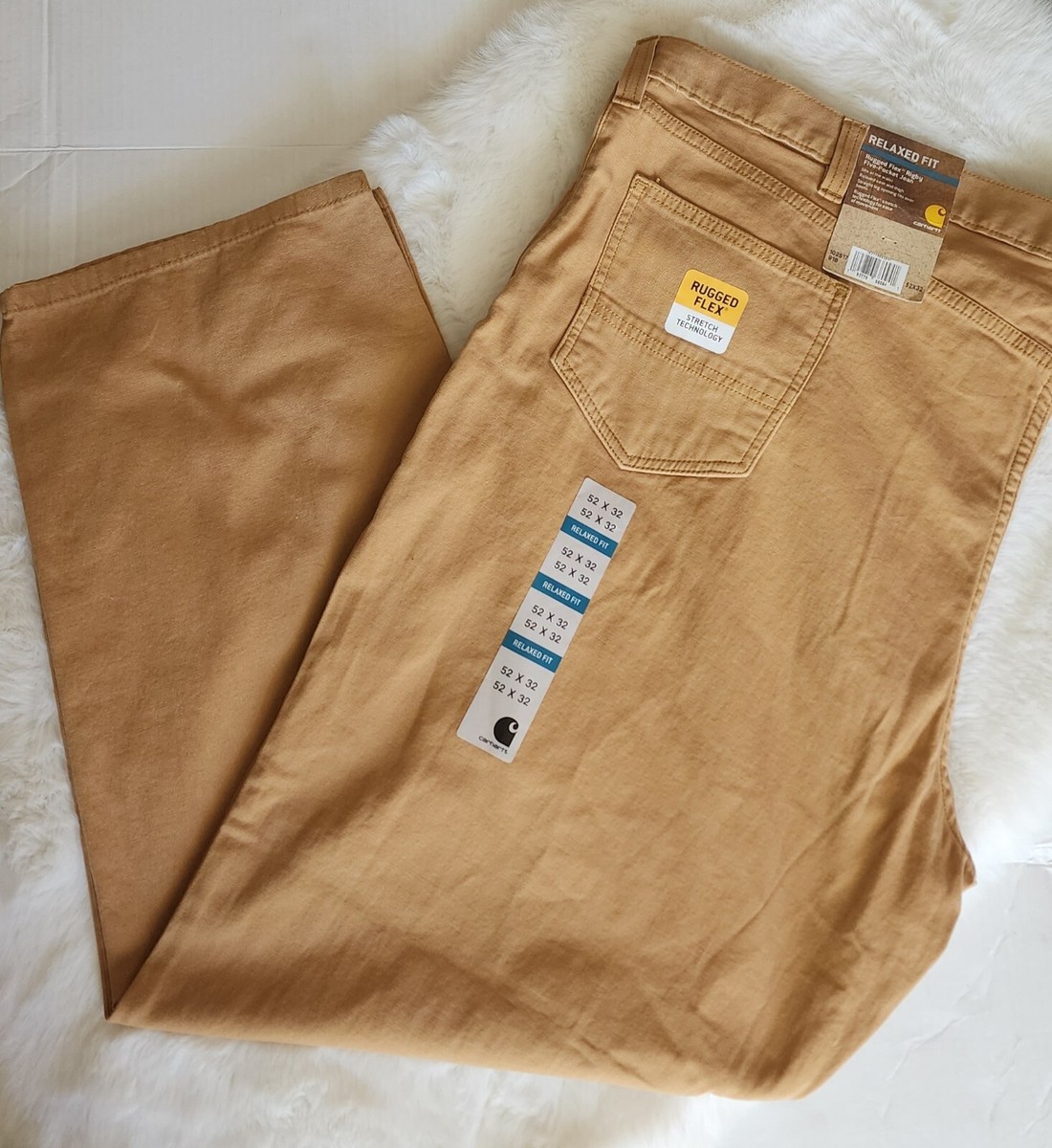 NWT Carhartt 102517 Rugged Flex Rigby 5 Pocket Jean Mens
