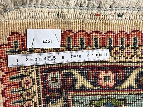 Seltener Unikat Handgeknüpfter Orientteppich Täbris 390x300 cm rug carpet - Bild 21 von 23