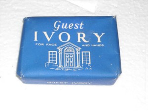 2 Bars Of Vintage Ivory Soap Bars For Guests Ebay