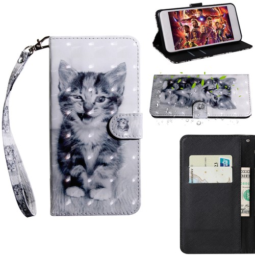 Case For iPhone 11 12 13 14 15 Pro Xs Max Xr X 8 Leather Flip Book Wallet Cover - Picture 14 of 22
