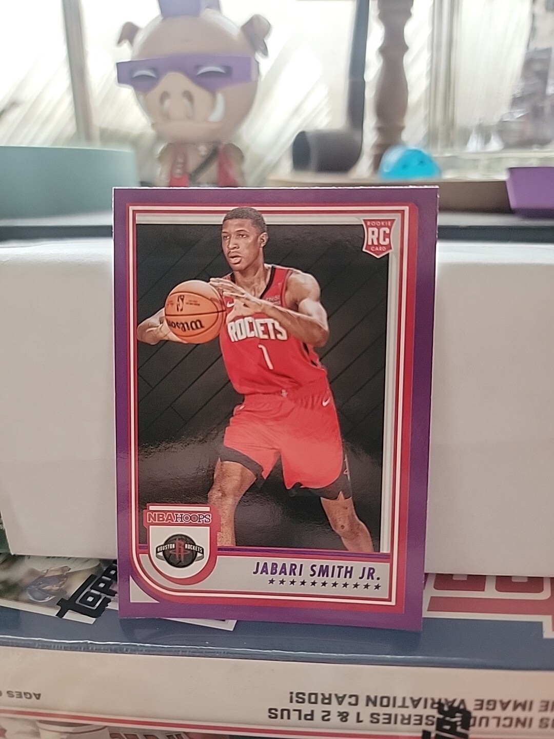 2022-23 NBA Hoops Jabari Smith Jr. #233 SP Purple Parallel RC Rockets Rookie