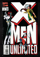 X-Men Unlimited #4  Mystique!  Rogue!  Nightcrawler!   Giant  VF/NM 1994