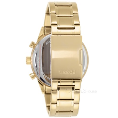 Fossil Gold Watch with Circular Display and Metal Link Band Machine Big Tic 41MM Gold-Tone Stainless Steel Watch  main image 2