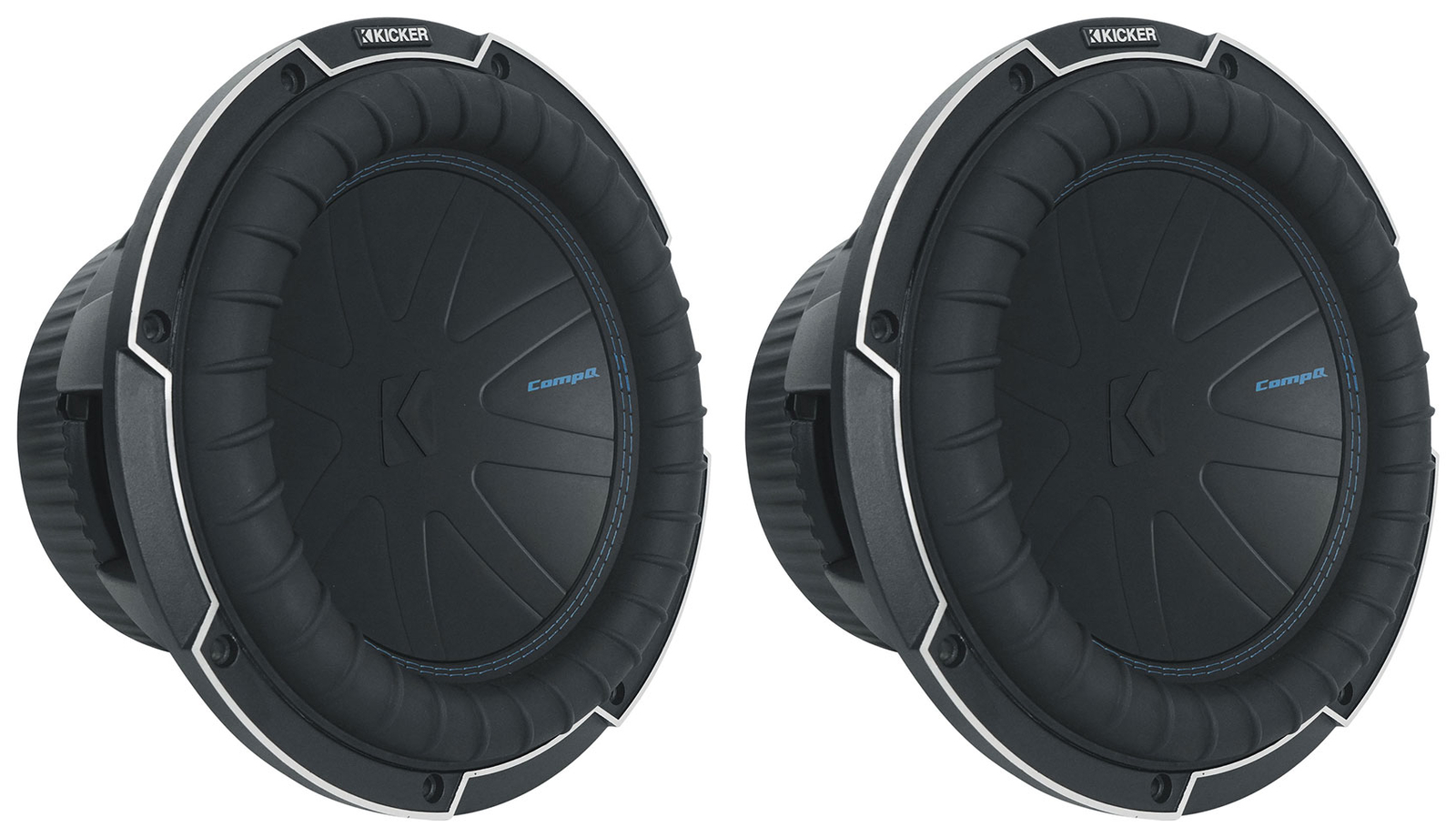 2 Kicker 51CWQ104 COMP Q 10 800-ваттных автомобильных сабвуферов DVC 4-Омные сабвуферы CWQ104 95390₽