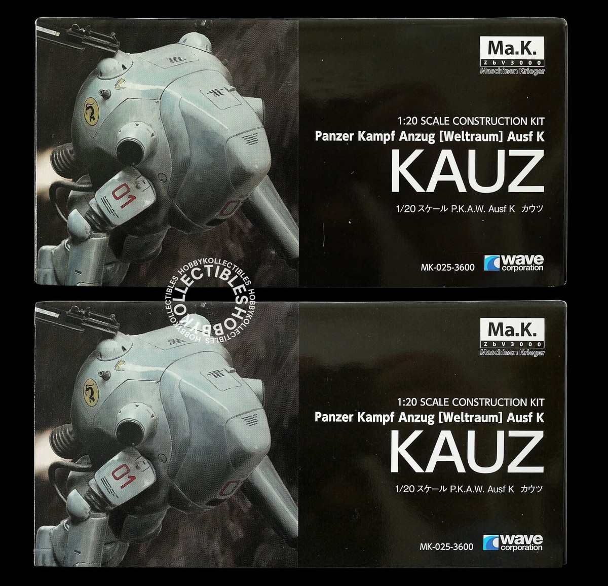 Ma.K Wave SF3D 1/20 PKA Weltraum Kauz MK-025 Maschinen Krieger Kow