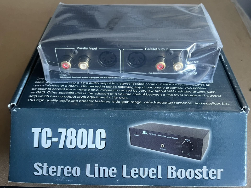 New Technolink TC-780LC BLACK Stereo Line Level Booster - Image 3 of 4