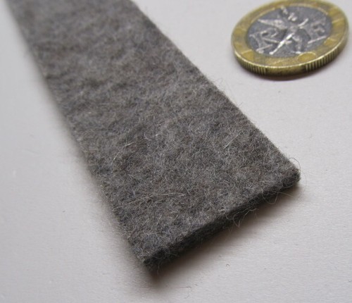 F3 Felt 1/8" Thick x 1.00" Wide x 10 Foot Roll - Picture 5 of 12
