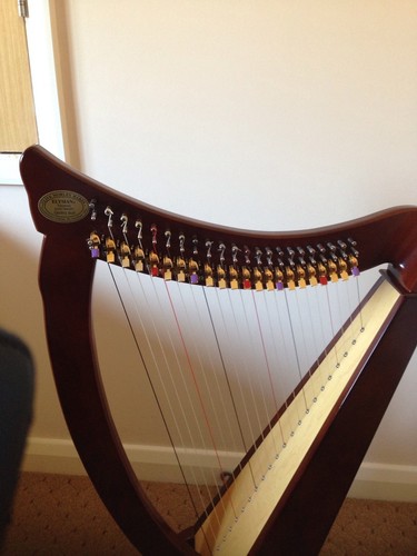 Elysian Bardic 22 String Harp Clive Morley Harp - Picture 3 of 4