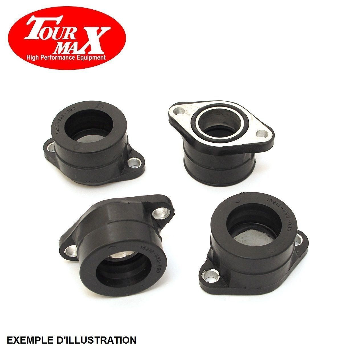 Pipes d'admission Tourmax Honda VTR 250 kit carburation moto vintage 1989