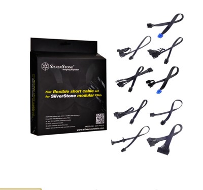 Silverstone SST-PP05-E Flat Flexible Short Cable Set for Silverstone Modular Pow