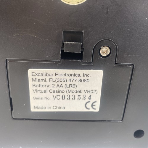 Vintage Excalibur 5 In 1 Deluxe Virtual Casino Black Jack Poker Slots - 第 4/6 張圖片