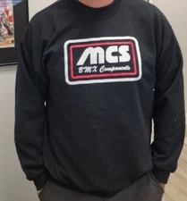 MCS BMX LOGO SWEATSHIRT BLACK LG