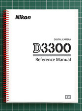 Nikon D3300   User Reference Manual Guide   395 Pages   Printed  Bound in USA
