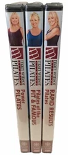 Mari Winsor Slimming Pilates 3 DVD Rapid Results/Power Pilates/Of The Fit+Famous