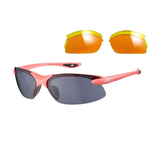 Sunwise Windrush Coral, - Sports & Activity Sunglasses, interchangeable lens