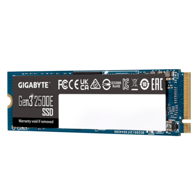 GIGABYTE SSD 500GB 2500E M.2 2280 NVME Phison Controller 3D NAND