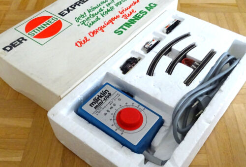 Märklin MINI-CLUB SPUR Z, gutes STARTERSET STINNES Nr. 8909S, DAMPFLOK läuft TOP