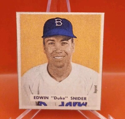 1989 Bowman Reprint Inserts #NNO Duke Snider 1949 Bowman | eBay