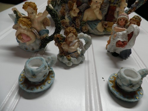 FOUR SETS of Vintage Miniature Tea Set Adorable - Picture 6 of 12
