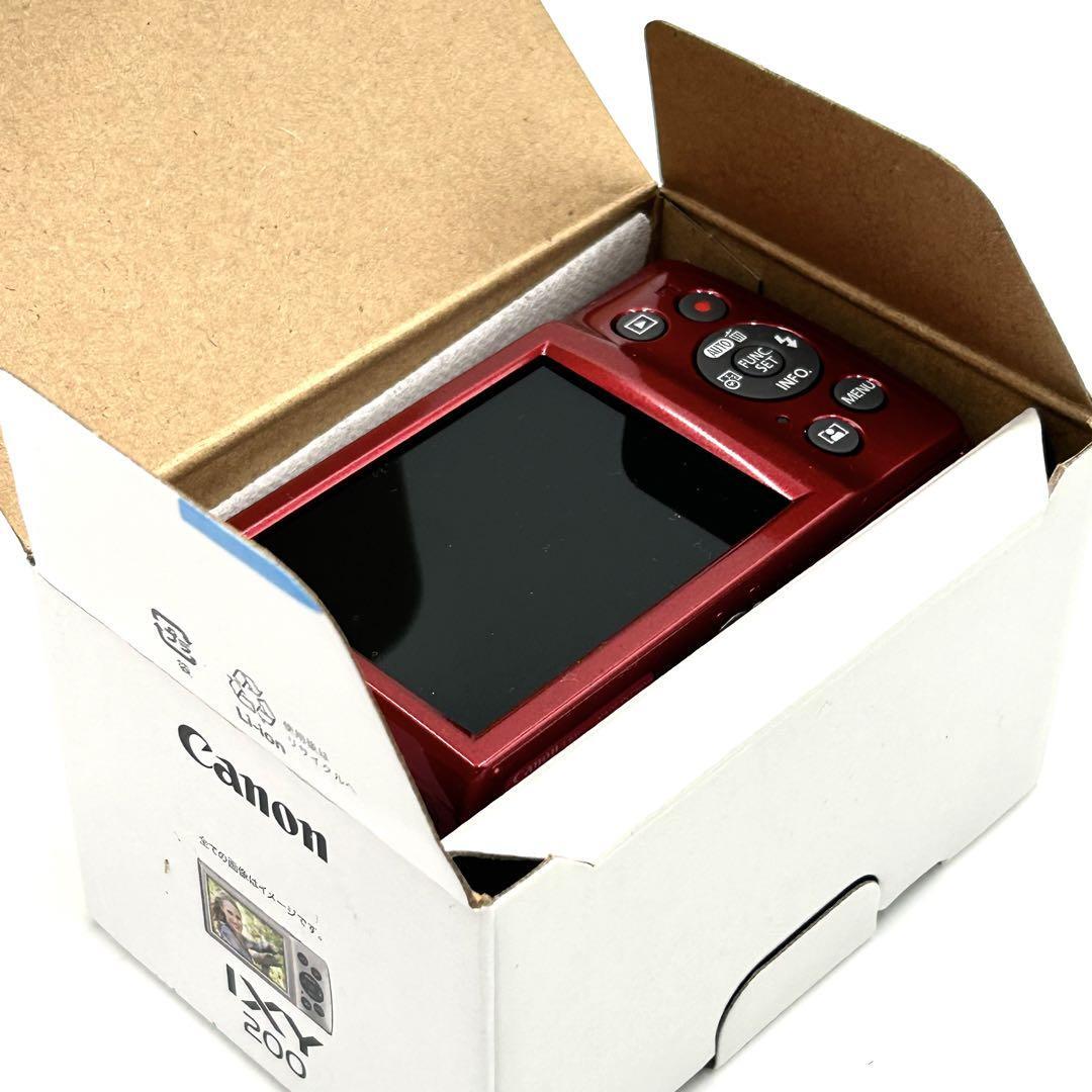 Canon IXY 200【レッド】 New Canon PowerShot IXY 200 Compact Point and Shoot Camera