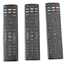 Lot of 3 Genuine OEM XRT136 Remote Controls or Vizio Smart TV
