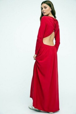 hibiscus maxi dress Cassiopeia Open Back Maxi Dress Hibiscus Black