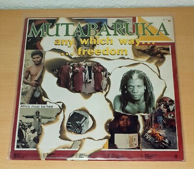 Mutabaruka  - Any Which Way Freedom LP 1989 Shanachie Records +++ Reggae Macka B