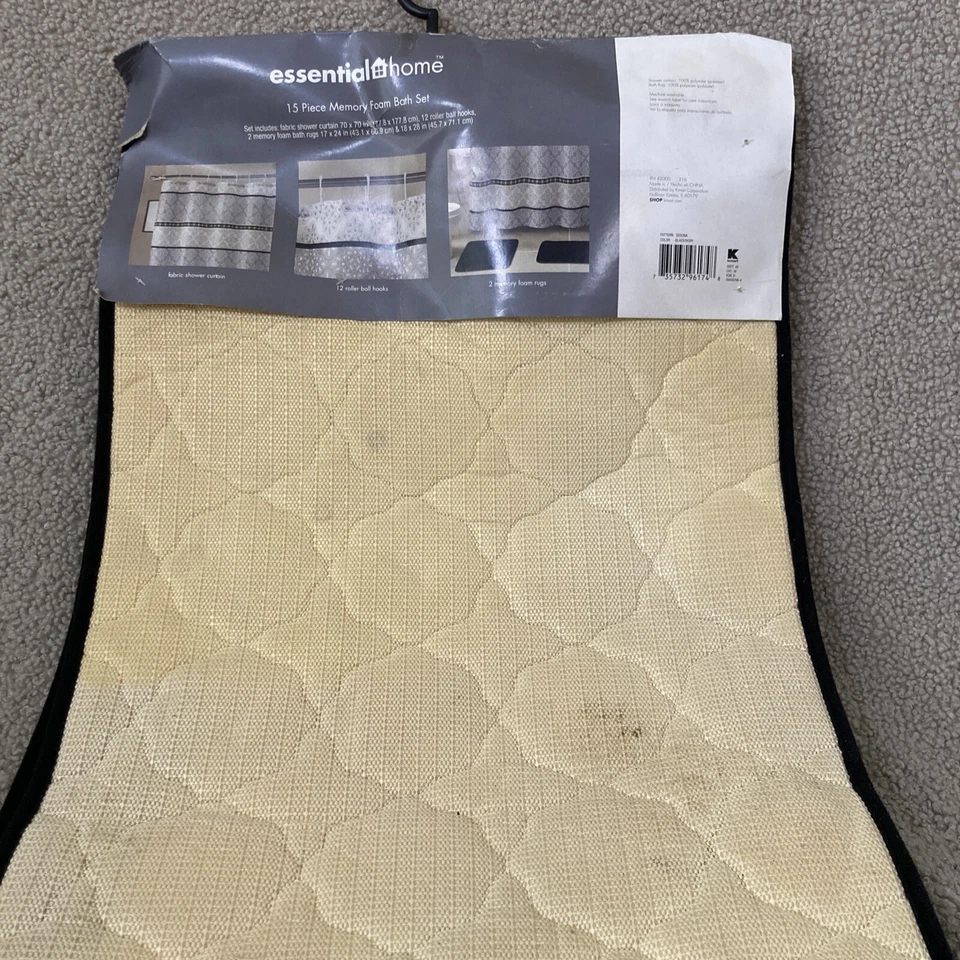 Juego de baño de espuma viscoelástica Essential Home de 15 piezas - Kmart Foto 3 de 4