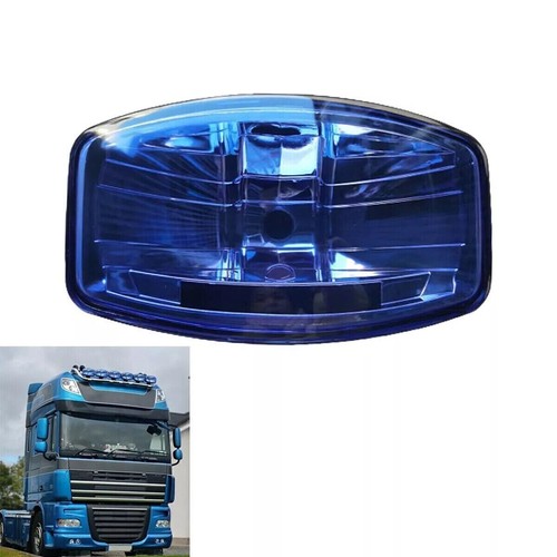 Fit Scania Volvo DAF MAN Camión 24v 9.5"" Jumbo Ovalado Negro ABS Foco Lámpara + LED - Imagen 20 de 23