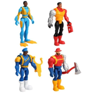 new Adventure Squad Rescue Action Figures, 2.25-in. set complete 4