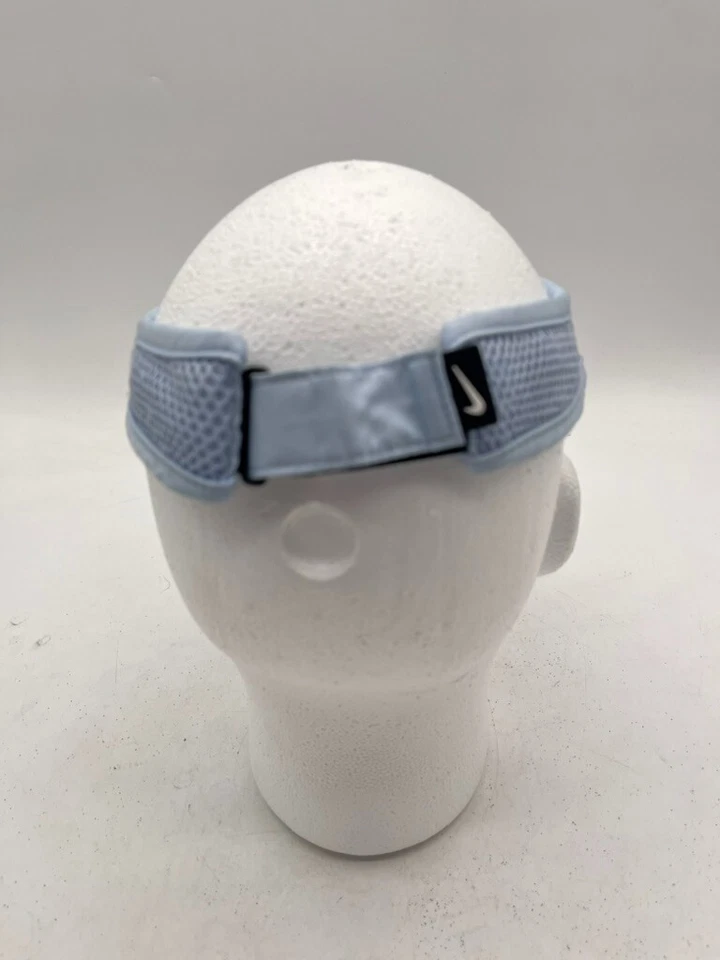 Nike Women's Blue Visor Featherlight Adjustable Golf Tennis Dri-Fit Hat - Image 4 of 4