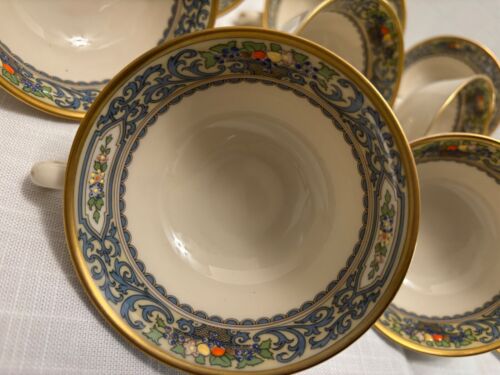6 o 12 tazas de café Lenox con patas de otoño 1ª calidad excelente estado sin platillos - Imagen 6 de 9