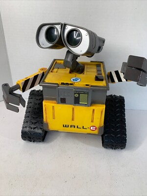 Disney Pixar 10'' Wall-E Thinkway NO Remote RC Toy**TESTED**
